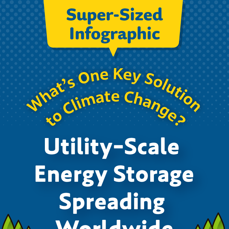 Super-Sized Infographic: What's One Key Solution to Climate Change? Utility-Scale Energy Storage Spreading Worldwide