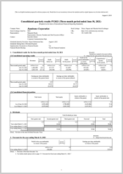 Quarterly Earnings Report