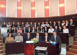 A scholarship award ceremony at the National University of Mongolia