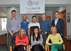 The OCTG inventory operation team in Sakhalin