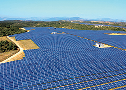 Lavansol-1 solar power plant in France