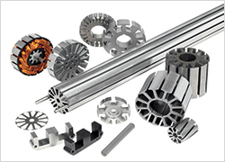 Motor cores are used in industrial motors, electric vehicles, hybrid cars, and wind power generation.