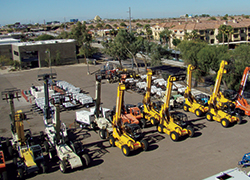 Construction equipment for rent at Sunstate Equipment Co., LLC in the U.S.